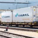 Cool Rail containers on rail