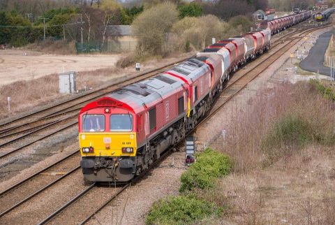 DB Cargo UK heavy coal train. Source: Darren Bailey