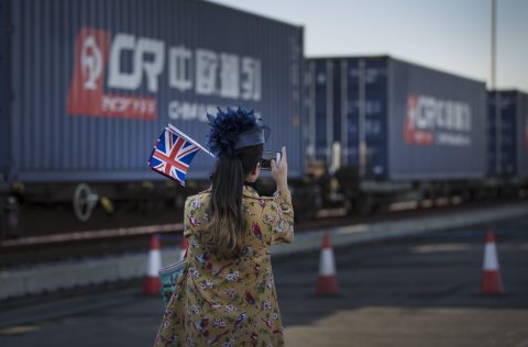 China's first direct rail freight train arrives London