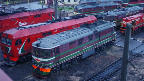 Locomotives in Belarus. Photo: Artem Svetlov