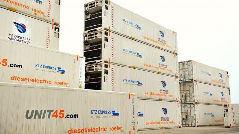 Reefer containers of KTZ Express, source: KTZ Express