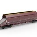 Touax Hopper wagon for Mendip Rail, source: Touax