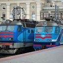 Electric locomotives at, Odessa station, Ukraine. PPhoto: Wikimedia Commoms