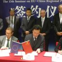ZHENGZHOU, FERRMED and UIC signing the cooperation agreement. Photo: FERRMED