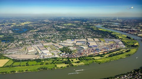 Duisburg intermodal terminal, source: Duisburger Hafen AG (duisport)