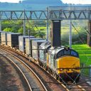 Rail freight line in UK